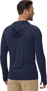 UVBAN Custom Logo Mens Fishing Shirts <b>Hoody</b> New Design 100% Polyester 140g Solid Pattern Quick Dry Breathable <b>UV</b> <b>Protection</b> Plus - Product Image 3