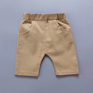 Ensemble de vêtements d'été en coton pour bébé et tout-petit, t-shirt et short, tenue pour petit garçon, motif gentleman, deux pièces - Product Image 2