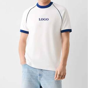 <b>Shirt</b> High Quality 260GSM 100% Cotton Solid Vintage Style Short Sleeve Crew Neck Eco-Friendly Low MOQ Fast Custom Logo OEM - Product Image 3