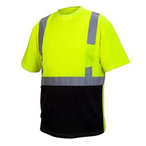 2023 Premium alta calidad logotipo personalizado impresión mejor diseño hombres seguridad desgaste venta al por mayor seguridad camiseta - Product Image 1