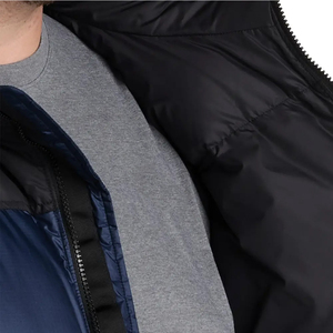 Vente directe d'usine, prix raisonnable, vestes matelassées pour hommes, col montant, coupe-vent, veste matelassée épaisse pour hommes - Product Image 6