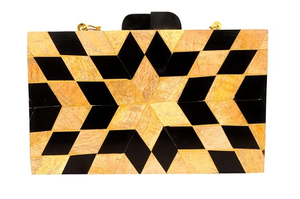 Bolso de mano de resina con asa de cuentas verdes Bolso de mano cuadrado para mujer para regalos promocionales y de negocios - Product Image 4