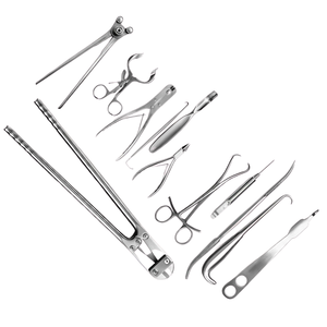 Ensemble d'instruments chirurgicaux orthopédiques professionnels 12 pièces en acier inoxydable pour chirurgie osseuse, kit médical chirurgical CE ISO complet - Product Image 3