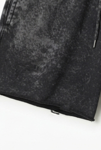 Shorts en molleton délavé pour femme, 100 % coton, coupe décontractée, avec cordon de serrage à la taille, pour le sport et les loisirs - Product Image 5