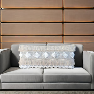 Funda De Almohada bohemia de estilo marroquí, algodón de lino tejido con patrón geométrico para el hogar, Hotel, cojín Lumbar decorativo para dormitorio - Product Image 1