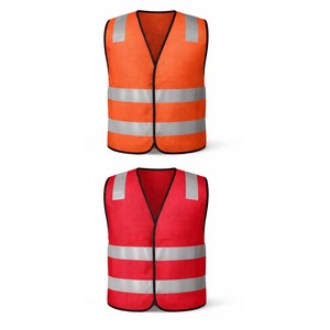 Chaleco de Seguridad Reflectante de Alta Visibilidad con Bolsillos y Cremallera, Chaleco de Seguridad Unisex, Ropa de Seguridad Reflectante - Product Image 1
