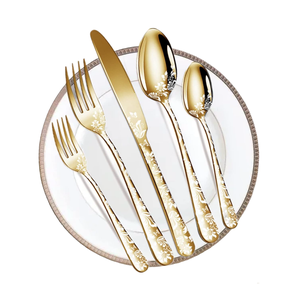 Ensemble de couverts en acier inoxydable pour restaurants, fourchettes, couteaux, cuillères, ensemble de couverts de qualité supérieure, design élégant, durable, vente en gros - Product Image 6