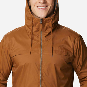 Cheap Price New Arrival OEM Custom Hooded Nylon Windbreaker <b>Jacket</b> Black Solid Color <b>Long</b> Sleeve Streetwear <b>Jacket</b> for <b>Men</b> - Product Image 6