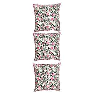 Top Blossom Floral Print <b>Cushion</b> <b>Cover</b> with Hidden Zipper Decorative Pillow Case for Home Office Hotel and Cafe Interior Styling - Product Image 2