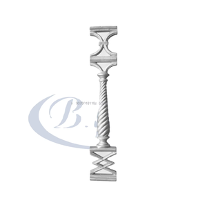 Barandilla de Hierro Fundido Resistente con 5 Años de Garantía, Diseño Moderno Europeo sin Marco para Barandas de Balcón, Protección UV - Product Image 1