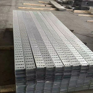 Cannelure porte-câbles poreuse de type plateau, cannelure porte-câbles perforée à trous ronds, cannelure porte-câbles poreuse de type grille galvanisée à chaud - Product Image 1