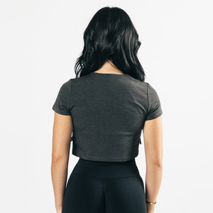 Everyday Fashion Womens Crop <b>Top</b> Soft Material Trendy Casual Streetwear Loose Fit Breathable Cotton Fabric Stylish - Product Image 5