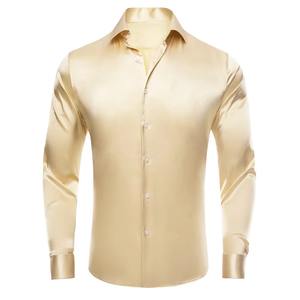 Camisas de Vestir Negras para Hombre, de Manga Larga, de Fibra de Bambú y Algodón, Casuales, Transpirables, de Secado Rápido y Cómodas, Nueva Llegada 2026 - Product Image 2