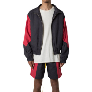 Nouvelle Collection 2026 – Ensemble Short et Blouson Coupe-Vent Personnalisé pour Homme – Deux Pièces Décontractées avec Fermeture Éclair et Poches - Product Image 1
