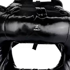 Protector de Cabeza de Cuero para Todo el Rostro, Ajustable, para Entrenamiento de Boxeo - Product Image 4