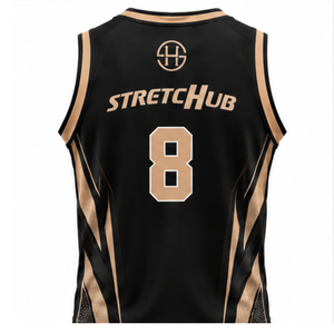 Maillot de basket-ball personnalisé sublimé, tenue d'équipe respirante sans manches, maillot de sport personnalisé avec numéro et nom - Product Image 2