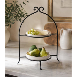 Support de service en métal au design raffiné pour chocolats, biscuits, confiseries et fruits secs, décoratif pour table - Product Image 6