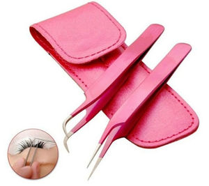 Pinzas de Acero Inoxidable de Primera Calidad para Pestañas, con Punta Fina y Antimagnética, para Extensión de Pestañas, Instrumento de Belleza - Product Image 1