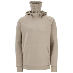 Fabricant OEM ODM, logo personnalisé, sweat à capuche double couche pour homme, tissu épais, chaud, hiver, 100% coton, uni, streetwear décontracté - Product Image 3
