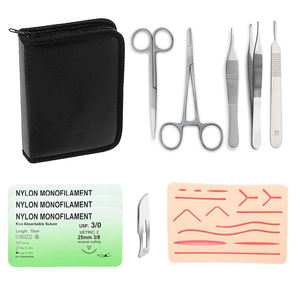 Kit complet de formation à la suture pour les étudiants en médecine Ensemble complet de pratique de la suture avec outils et coussinets Instrument médical - Product Image 5