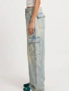 Women's Regular Fit Sexy Knee Length <b>Boot</b> Cut Denim Jeans Full-figure Vintage - Product Image 3