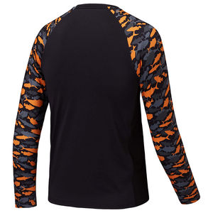 T-shirt de chasse en polyester anti-UV à manches longues pour homme, vêtements unis, mode, t-shirt respirant à manches longues pour homme - Product Image 6