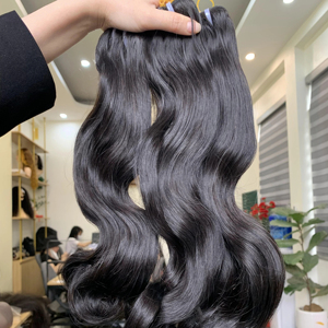 Cabello Humano Virgen Remy Vietnamita con Ondas Naturales y Ondas Profundas Sueltas - Venta al por Mayor - Product Image 1