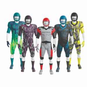 เสื้อฟุตบอลอเมริกันเยาวชนแบบสั่งทำพิเศษ พิมพ์ลายดิจิทัล ชุดทีม ระบายอากาศได้ดี ทนทาน ชุดกีฬา รับผลิตตามสั่ง ขายส่งจำนวนมาก - Product Image 2