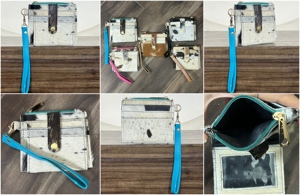 New Personalized Hand <b>Tooled</b> Genuine Cowhide <b>Leather</b> Coin Purse Stylish Clutch ATM Card Holder Western Style Multi Use Purse - Product Image 3