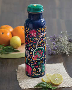 <b>Copper</b> Water <b>Bottle</b> OEM Manufacturer for Global Importers Distributors Handmade <b>Copper</b> <b>Bottle</b> Antique Metal Finish Eco-Friendly - Product Image 1