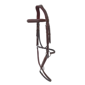Brida Inglesa para Caballo de Cuero Genuino Premium Royal International con Diadema |   Cabezada con riendas para entrenamiento ecuestre - Product Image 2