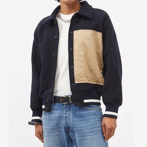 Wholesale PIHA SPORTS Custom Varsity Wool College Baseball Jacket Vintage Outwear Pockets Unisex Coat Waterproof Winter Wool - Product Image 6