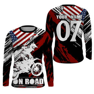 Jersey Personalizado de Motocross MX de Poliéster de Manga Larga, Transpirable, Sublimado - Product Image 4