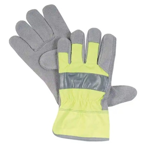 Top Grade Heavy Duty Canadian Rigger Gloves Excellent Cowhide Split Leather Industrial Safety Gloves for Hand <b>Arm</b> Protection - Product Image 1