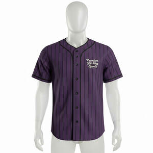 Impression numérique personnalisée, uniforme de baseball, maillot de softball, matière polyester, durable, vente en gros, uniformes de sport, vêtements d'échauffement - Product Image 1