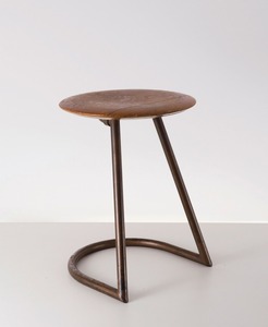 Tabouret de bar industriel avec assise en bois et structure en métal, hauteur réglable, design moderne pour bar à domicile ou comptoir de cuisine - Product Image 4