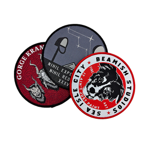 Circular Woven Patches For Clothes and Woven Patches For <b>Jackets</b> with Mixed Graphics for Woven Patches For Bags and Hats - Product Image 6