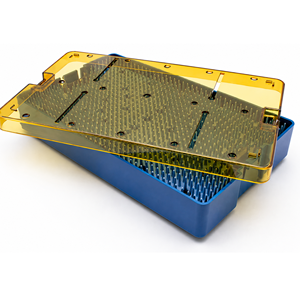 Caja desinfectante de plástico autoclavable de alta calidad con revestimiento de silicona de 6 x 10 x 0.75 pulgadas, bandeja de esterilización médica - Product Image 3