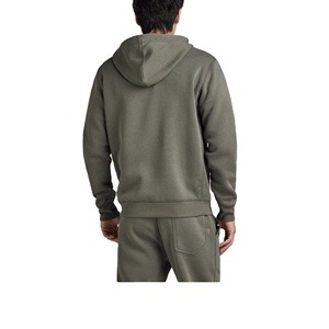 Wholesale Custom Logo XS Size Men's <b>Oversize</b> Zipper Hoodie for Puff Print <b>Cardigan</b> Hooded Winter Designer Pattern Plain Dyed BD - Product Image 3
