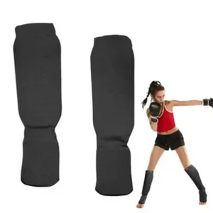 Espinilleras de neopreno para Muay Thai, protección de empeine para Kickboxing, protectores de piernas para entrenamiento de artes marciales, equipo de protección OEM - Product Image 1