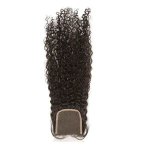 NAJIR HAIR <b>HUB</b> 4x4 HD Lace Closure Indian Remy Human Hair Wig Kinky Curl Pre Plucked 40gm Natural Black - Product Image 2