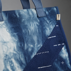 Trendy Blue Tie Dye <b>Canvas</b> <b>Tote</b> Bag Casual Fashion Handbag Eco Friendly Reusable Shopping Bag Lightweight Daily <b>Canvas</b> <b>Tote</b> - Product Image 4