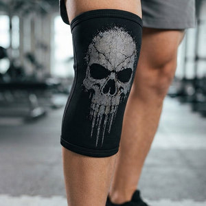 Rodilleras con Estampado de Calavera, Material de Neopreno Transpirable, Protección para Entrenamiento de Gimnasio, Levantamiento de Pesas, Soporte para Rodilla - Product Image 5