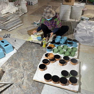 Plateau de service en bois en gros, personnalisé OEM ODM, de luxe, écologique, laqué, qualité commerciale, ensemble décoratif du Vietnam - Product Image 5