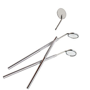 Miroir d'inspection dentaire en acier inoxydable anti-buée avec poignée ergonomique manuelle, outil de miroir buccal, instruments chirurgicaux dentaires - Product Image 2