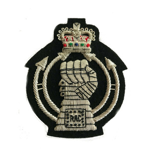 Insignias y Parches Bordados a Mano con Hilo de Bullion, OEM, Personalizados, de Alta Calidad, Proveedor de Tamaños Personalizados, Cobre para Blazer - Product Image 1