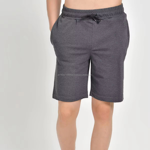 Pantalones cortos de gimnasio de lana de felpa de alta calidad para hombre, traje de jogging de verano personalizado con decoración de patrón, estilo informal - Product Image 1