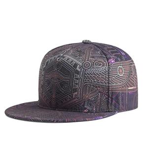 Unisex Hip Hop Snapback Hat Colorful <b>Flat</b> Bill Baseball <b>Cap</b> Adjustable OEM Wholesale - Product Image 2