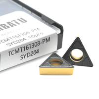 Simbatu TCMT16T308-PM SYD204 – Plaquette en carbure de vente directe usine, outils de tournage pour le traitement de l'acier et du fonte