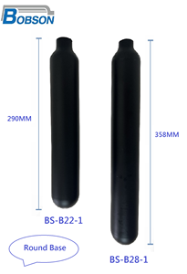 22ci กระบอกอะลูมิเนียมฐานกลม3000psi แรงดันสูง360มล. ออกแบบมาสำหรับเครื่องปรับอากาศแบบพกพาและแบบเติม - Product Image 4